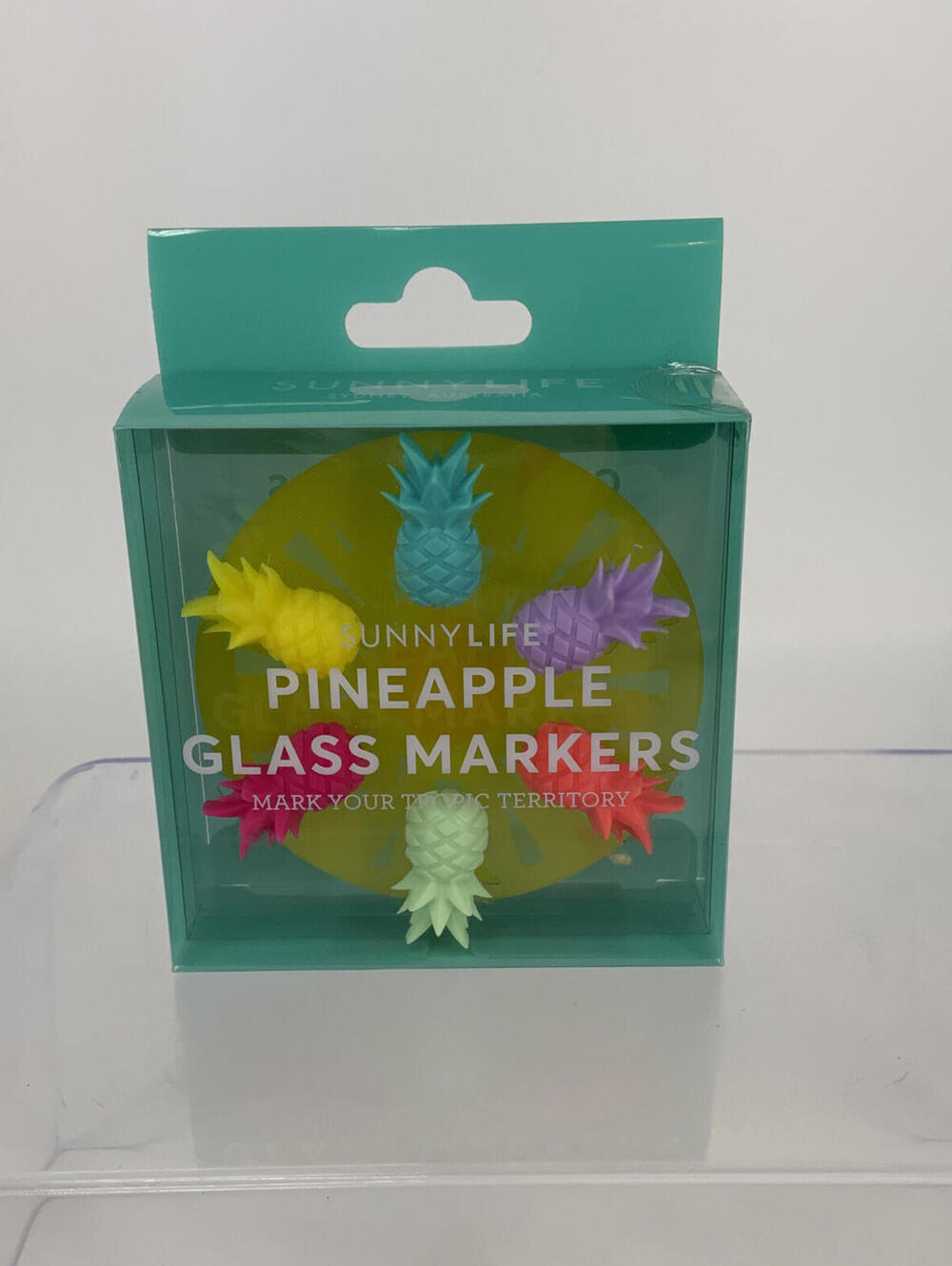 Sunnylife Wine Glass Marker Pineapple Charms Set of 6 Party Nordstrom New